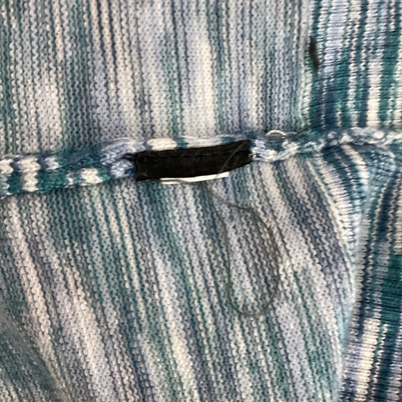 Lane Bryant Space Dye Open Front Cardigan Blue White Size 18/20 - Picture 7 of 7